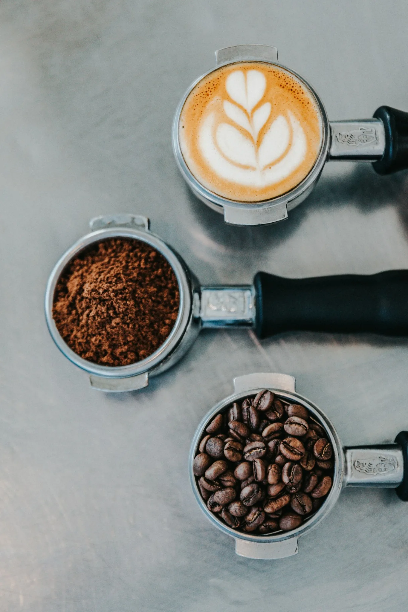Robusta coffee presentation